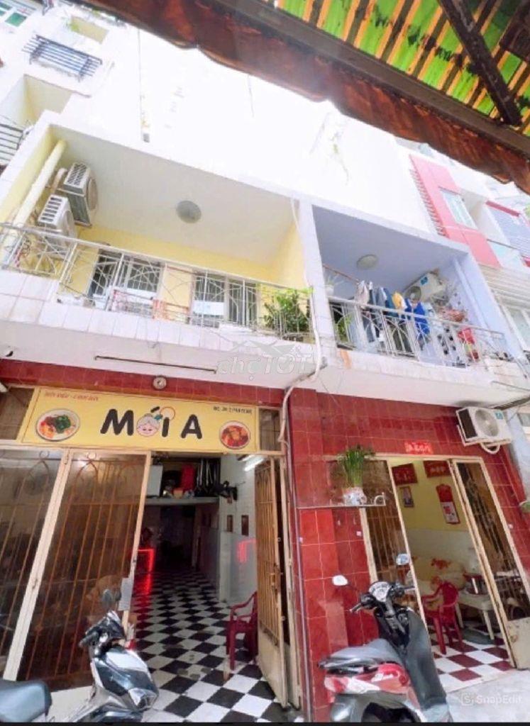 Chưa qua đ tư,hẻm pasteur, ngang 7,3m,2 tầng, gần hàm nghi, nguyễn huệ