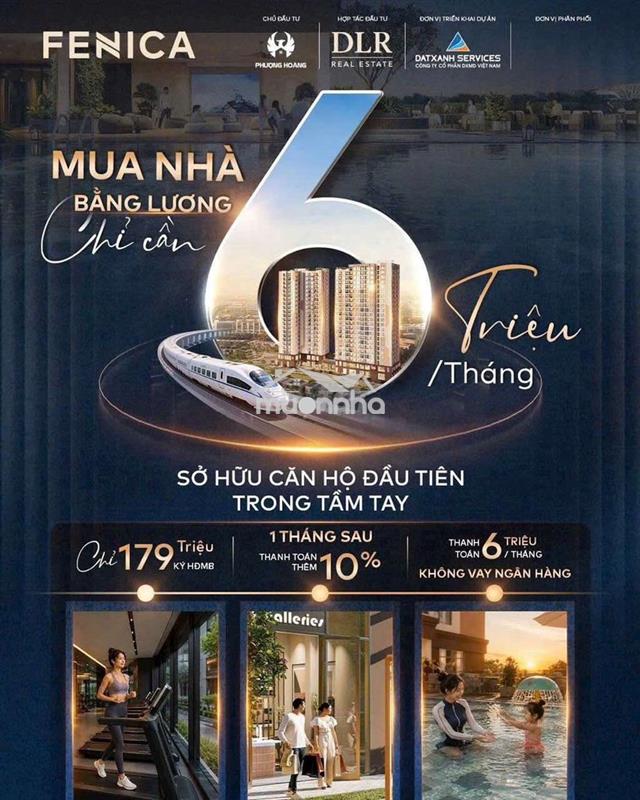Fenica dĩ an- cần bán căn 1pn+ 48m2 tầng view đẹp, giá chỉ 1ty79