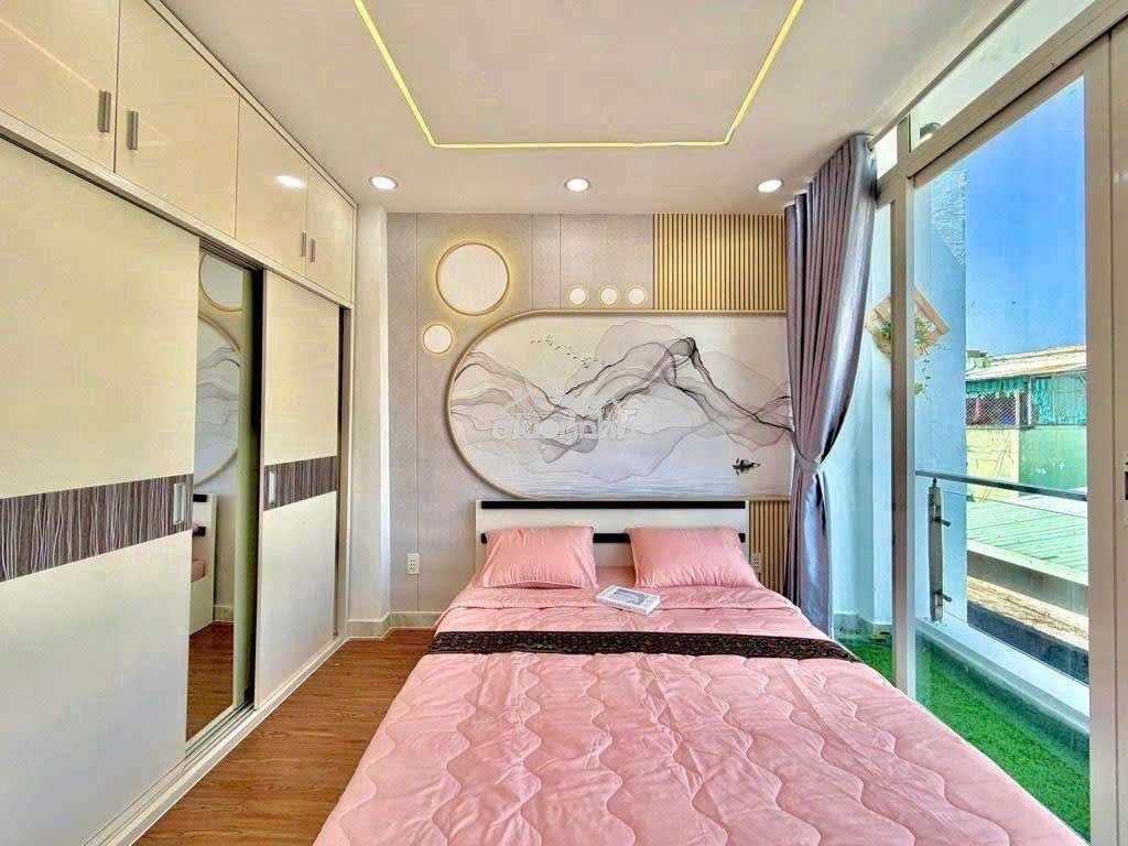 Nhỉnh 20tr- nhà mới full nội thất phan văn trị- 4 pn - 3