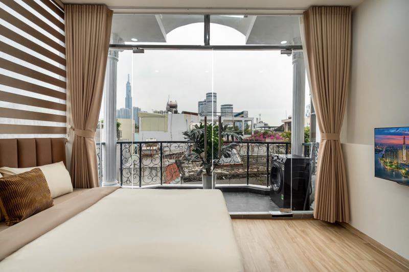 Cho thuê căn hộ studio mới 100% gần ngã tư hàng xanh, nguyễn gia trí - 4