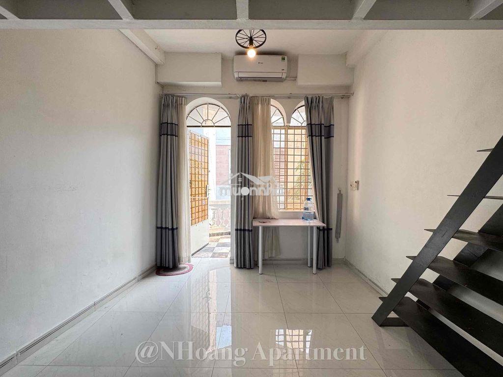 Cho thuê phòng gác balcon cửa sổ 25m2 full nt 3ng3xe ngay đbp q3 - 4