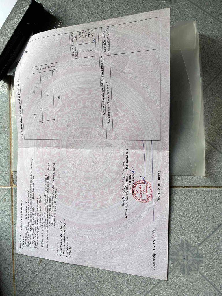Cần bán miếng đất thổ cư mặt tiền đường trong - 2