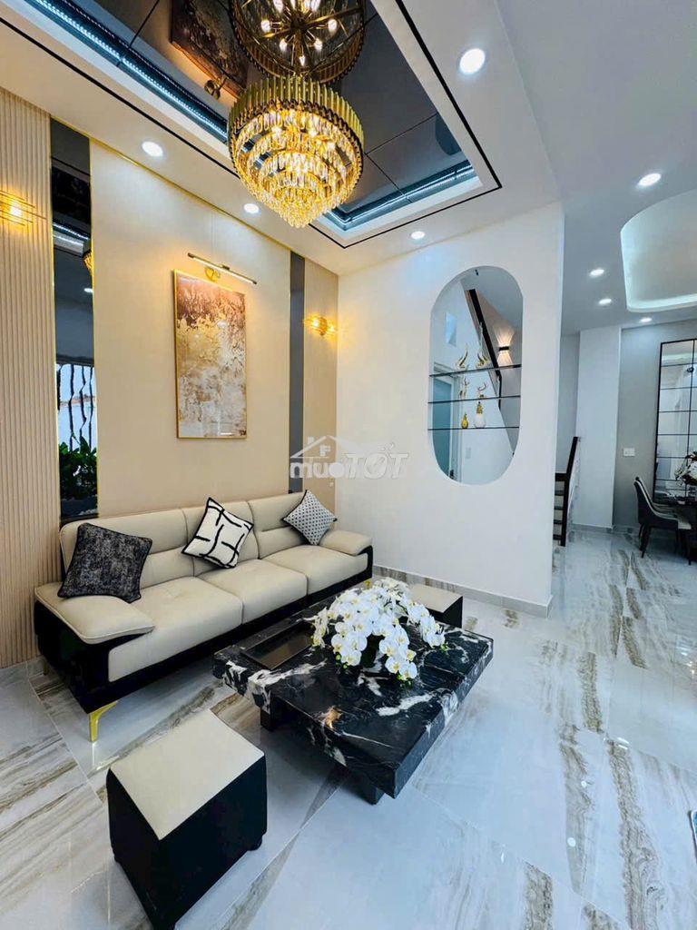 Nhà 4 tầng mặt tiền thục âu dương lân p3-q8 - 3
