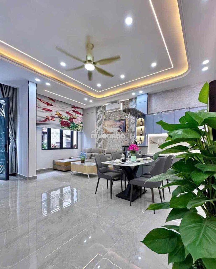 Bán nhà mới giá rẻ hẻm xe hơi 3 tầng ngay vành đai 2 linh đông thủ đức - 2