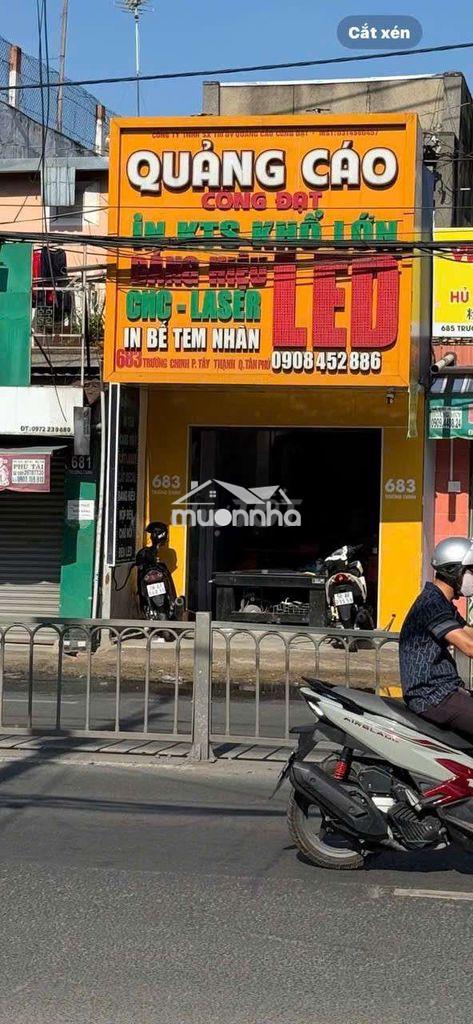 Cho thuê chính chủ mặt tiền 683 trường chinh – vị trí kinh doanh đẹp