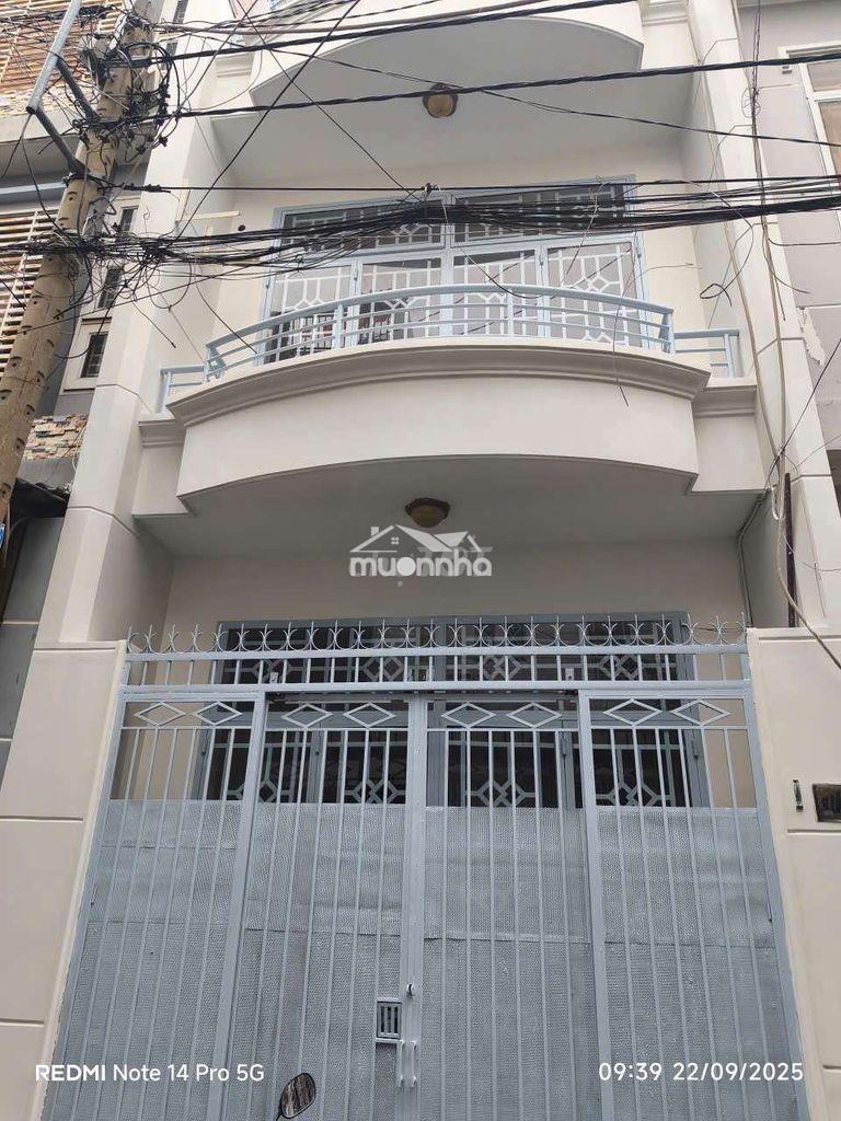 💗🏠 Cho thuê nhà mới hẻm xe tải 4x12 1 lầu 2pn giá 8tr - 3