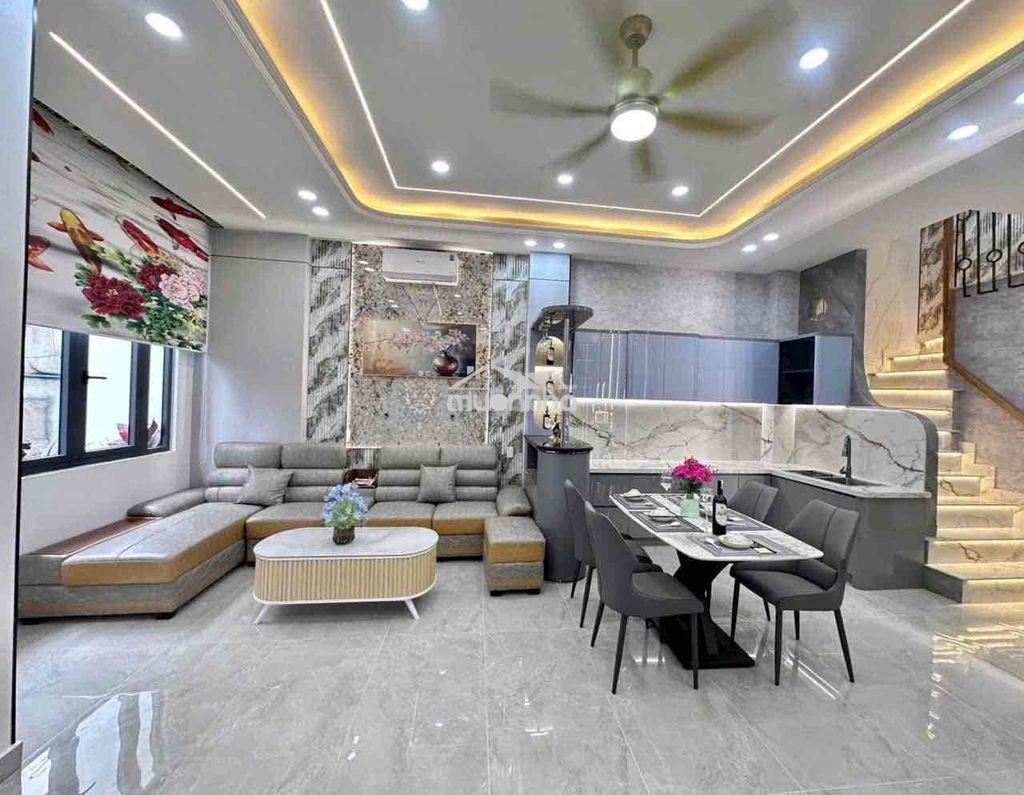 Bán nhà mới giá rẻ hẻm xe hơi 3 tầng ngay vành đai 2 linh đông thủ đức - 4