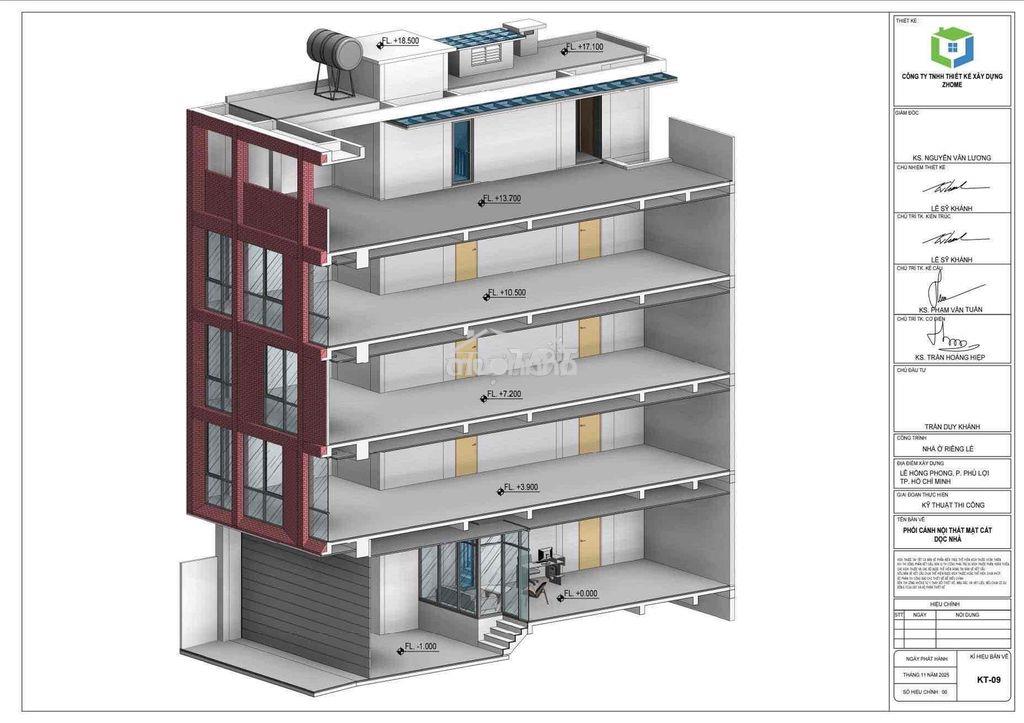 Cho thuê tòa nhà mới trên trục đường lê hồng phong, thủ dầu một  - đan - 3