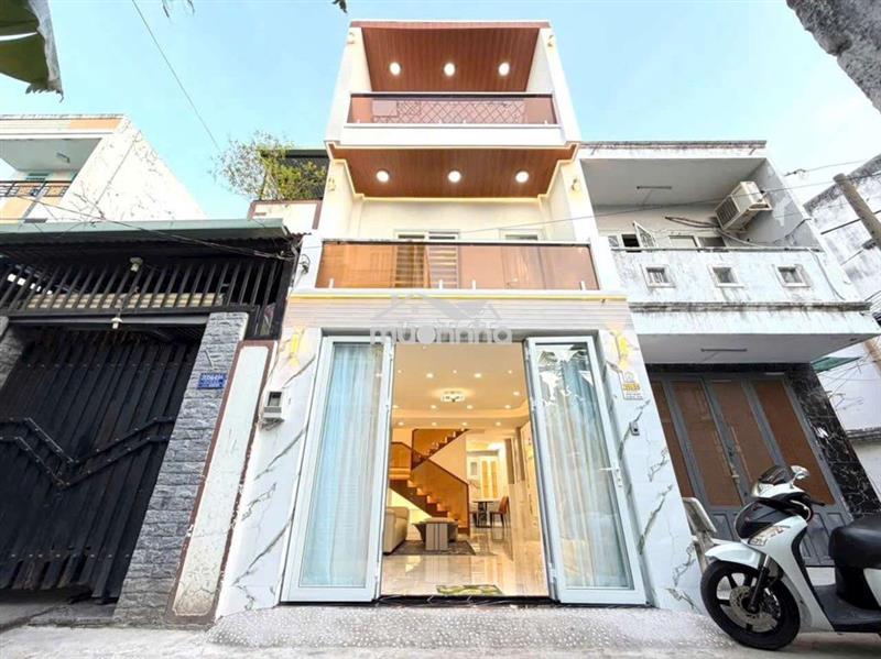 Bán nhà mới đẹp mặt tiền hẻm 2056/49 huỳnh tấn phát