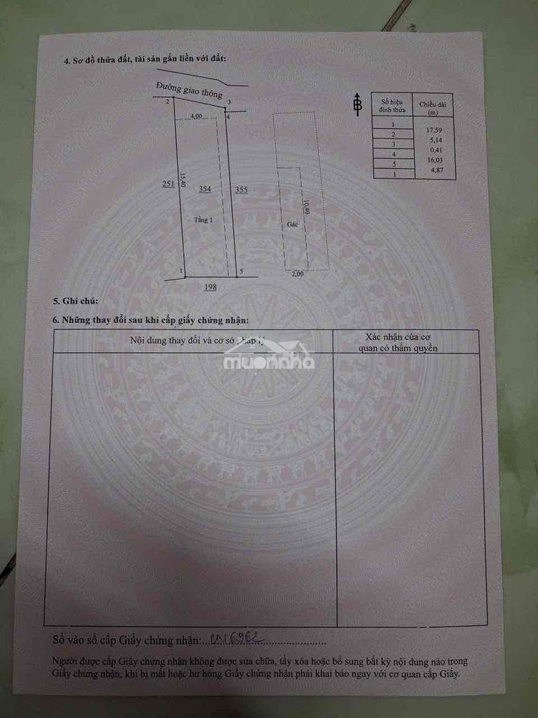 Bán lô đất ngang 5m gần ubnd p.hoá an( nay p.biên hoà) - 2