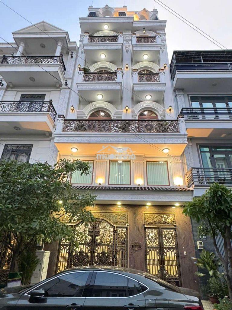 Biệt thự mini xây 5 tầng thang máy hẻm 13m thông khu vip trần thị năm