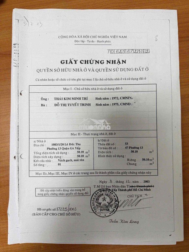Bán nhà hẻm gấp - 3