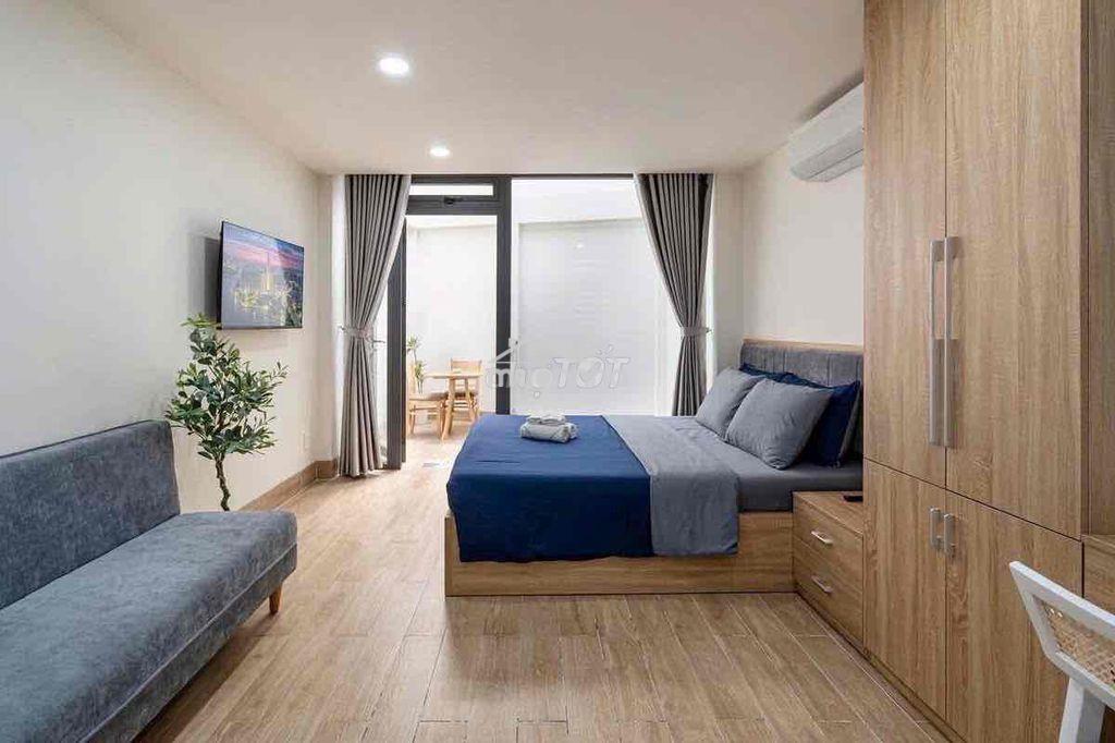 Cho thuê căn hộ ban công siêu rộng mới toanh ở trần quang khải giá rẻ - 3
