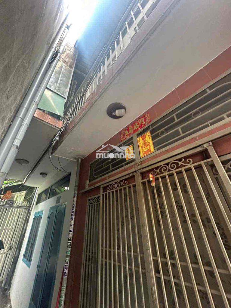 Nhà bán hẻm đường bà hom p13 q6