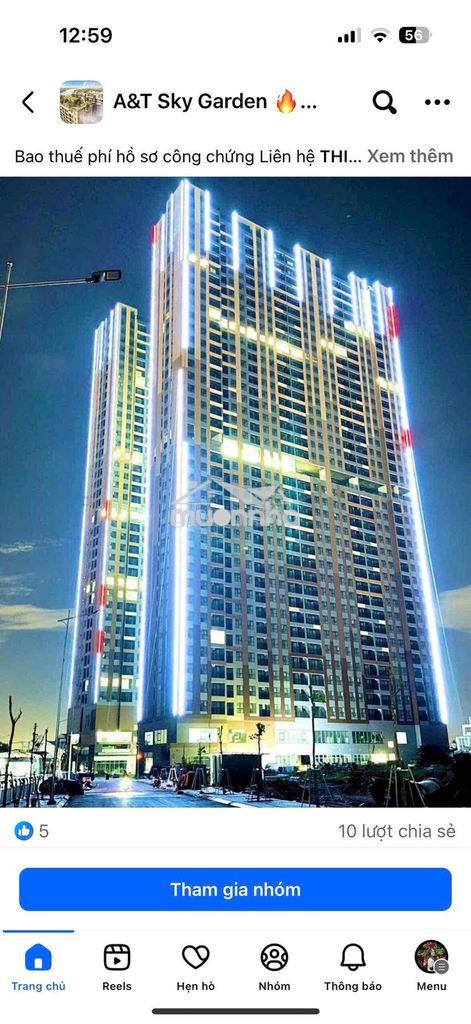 Cần bán căn 2pn a&t sky gaden giá 2,47ti bao thuế phí - 2