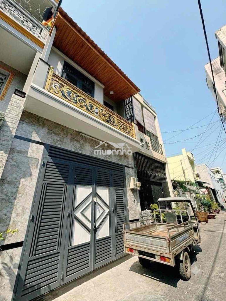 Bán nhà lê văn quới, 40m2, 4x10m, 2 tầng, 2pn, hẻm ô tô thông, giá tl