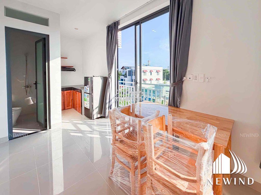 Studio bancon mới xây thoáng mát full nội thất gần lottemart - 3