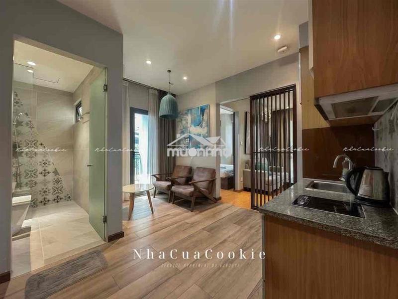 Căn hộ 1pn/1pk có dọn phòng định kỳ khu vip sân bay - sông đáy