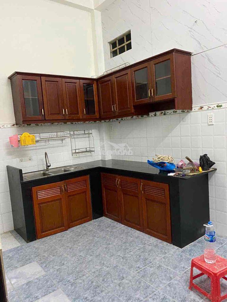 Nhà 4 x 16, đúc 1 lầu , hẻm 6m thông , đường lê văn thọ - 2