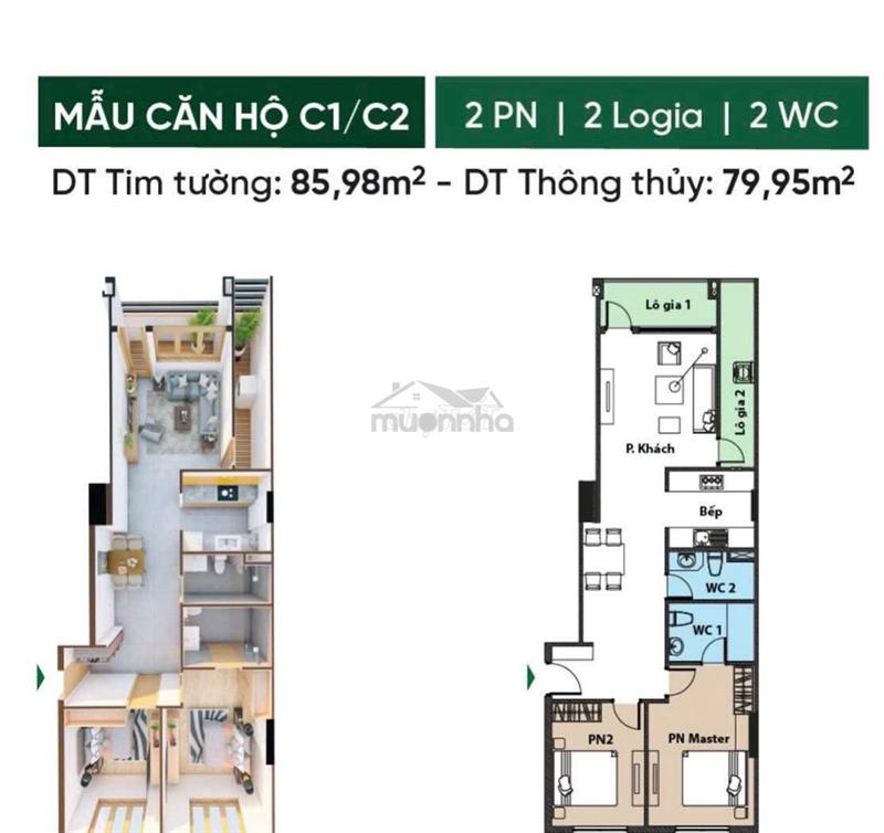 Cho thuê căn hộ 2pn2wc conic boulevard - bình chánh tphcm