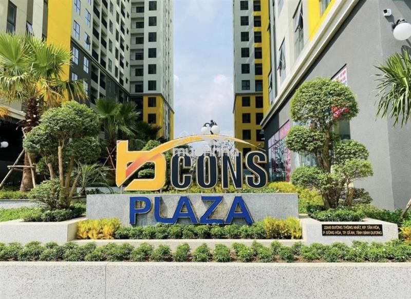 Cho thuê căn hộ bcons plaza, dt: 54m2 2pn,2wc giá 5,5tr/tháng 