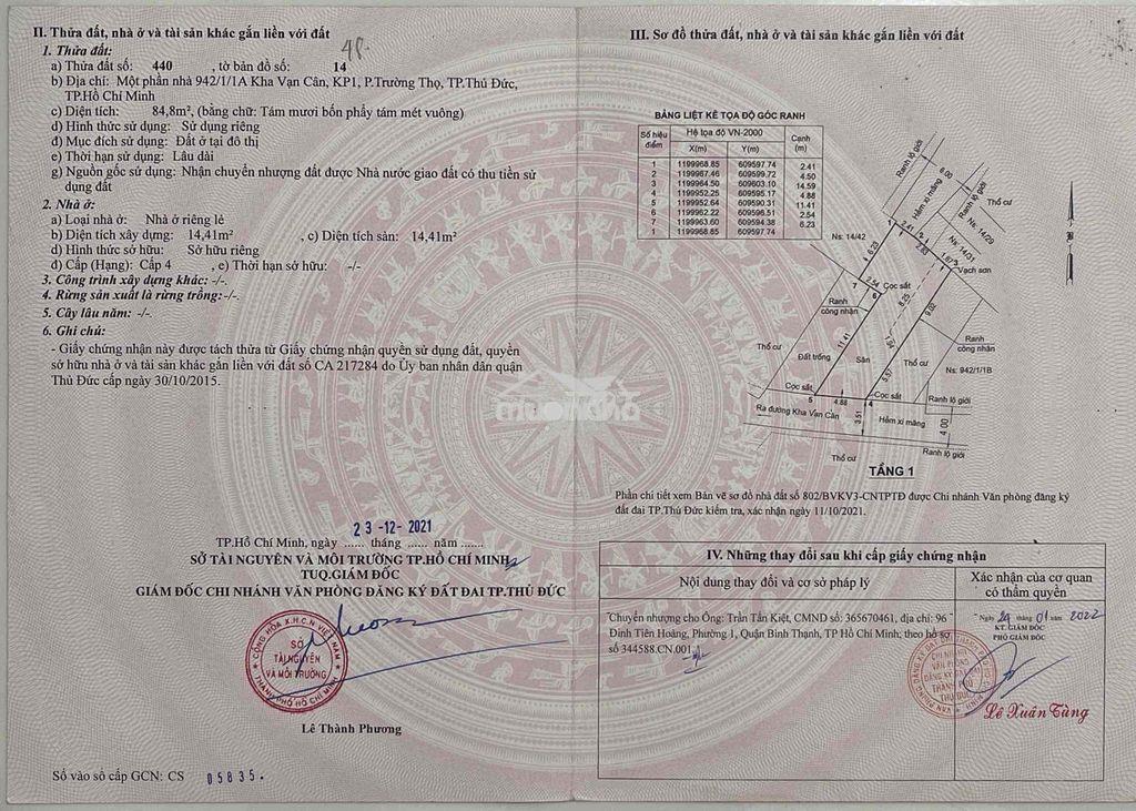 Bán đất nền kha vạn cân chợ thủ đức - 2