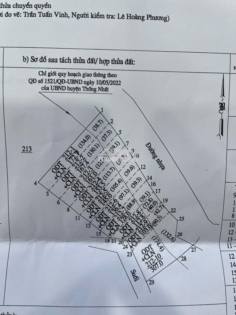 Chính chủ bán lẻ hoặc sỉ đất thổ cư đường cây da, tp.long khánh - 2