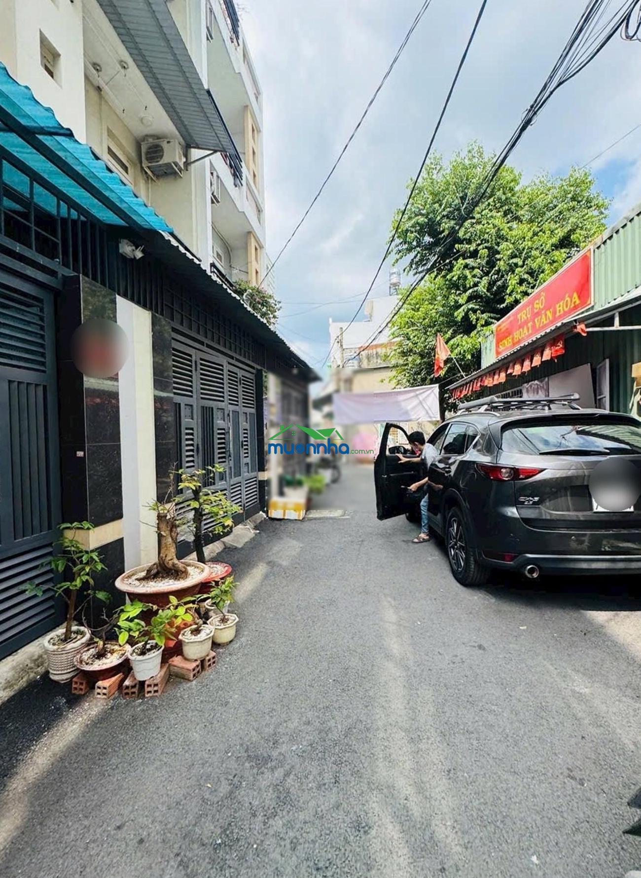 Hẻm ô tô - 117m2 - nơ trang long - bình thạnh - 3 tầng - nhỉnh 9tỷ - xe tải vào nhà - 4
