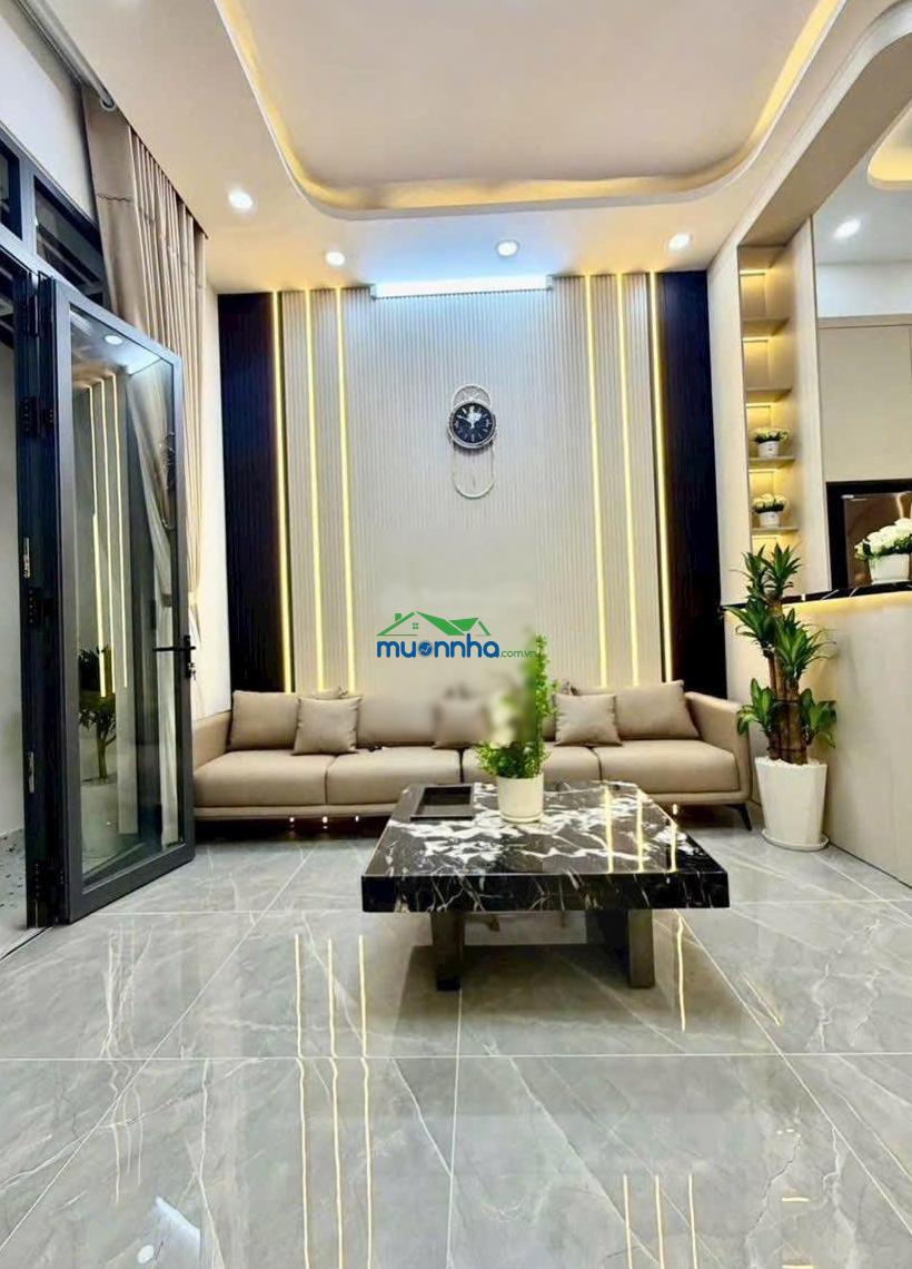 Nhà mới xây cách huỳnh tấn phát 30m, giá chỉ 5 tỷ 590 triệu dt 5x9 full nội thất lh 0937 075 ***
