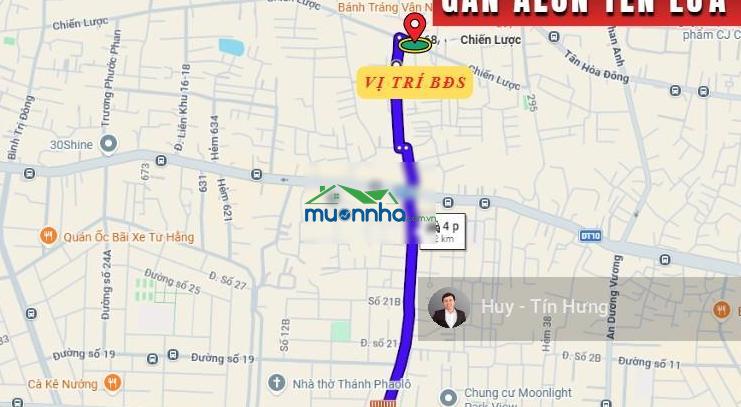 Bán nhà hẻm xe hơi 68 chiến lược, 4 x 16m, 2.5 tấm, 5.5 tỷ. gần aeon mall tên lửa