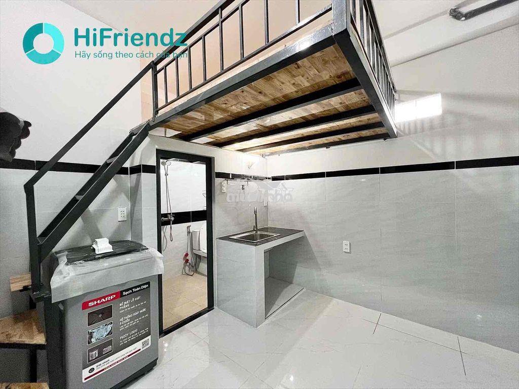 Phòng trọ có gác full nội thất máy giặt riêng gần uth - 2