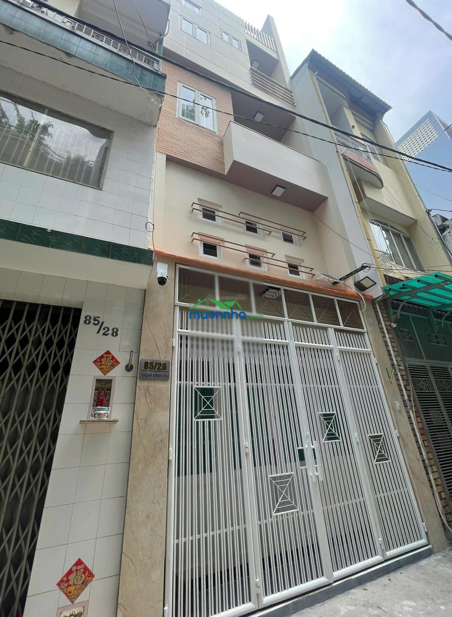 Nhà hxh trần đình xu quận 1. dt: 4x13m, 4 tầng nhà mới đẹp giá 13.8 tỷ tl - 4
