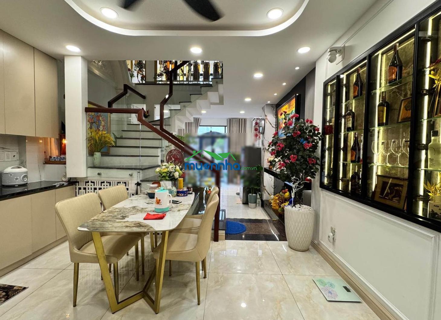 Hiếm hẻm ô tô phan huy ích - nhà siêu đẹp ngang 4.5x16m - khu đồng bộ cao cấp