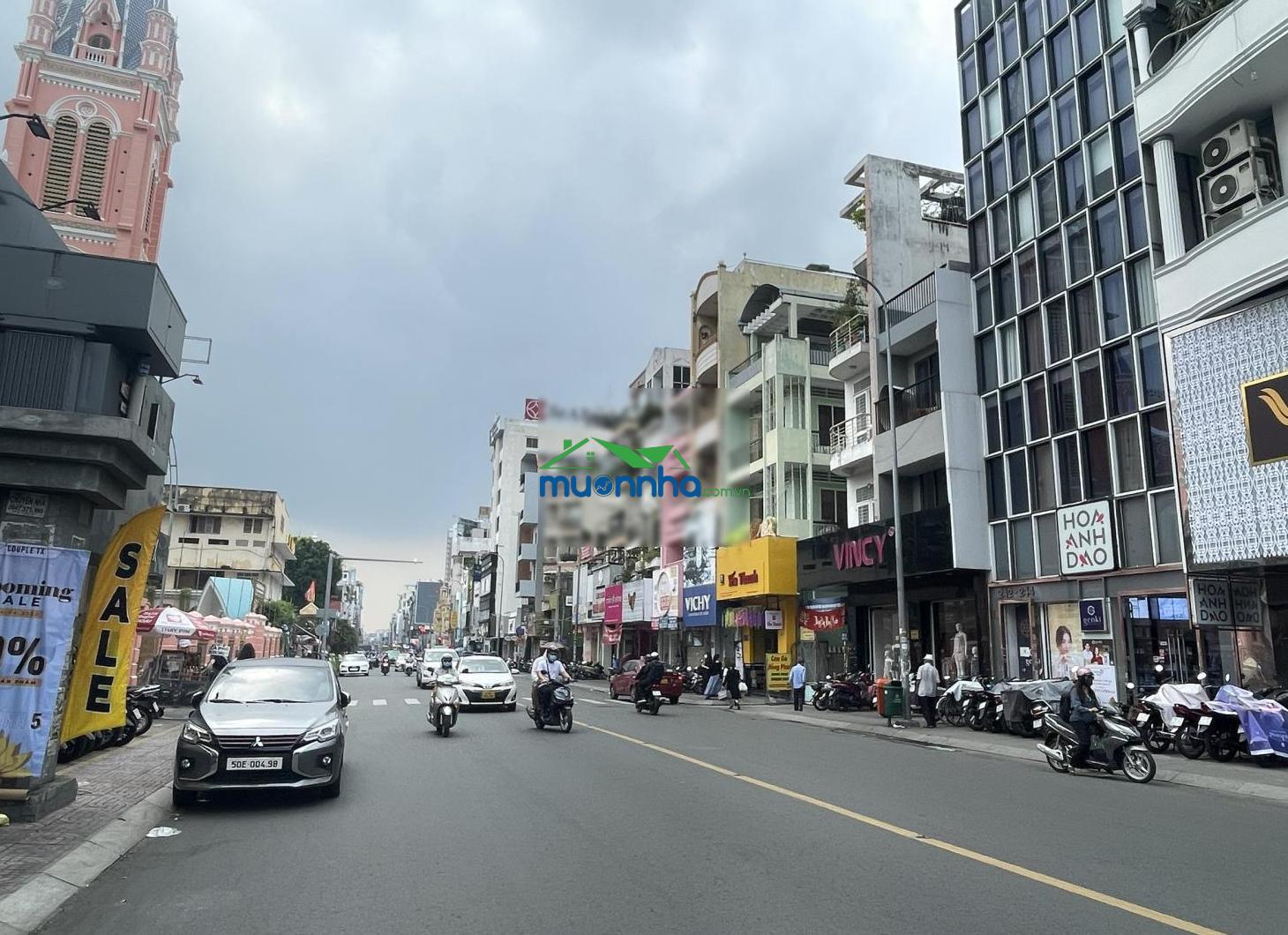 Ngay nhà thờ tân định! hxh khu hai bà trưng, quận 1 - 4 x 20m (74.88m2) 5 tầng (10 pn) chỉ 18.9 tỷ