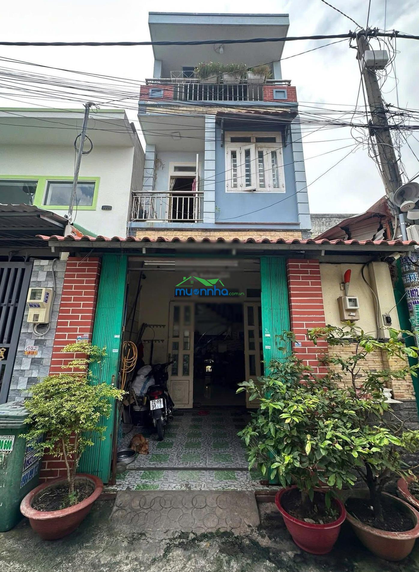 2tỷ3 bán gấp nhà đang cho thuê phan văn hớn (dt 4x20) sổ hồng riêng - 2