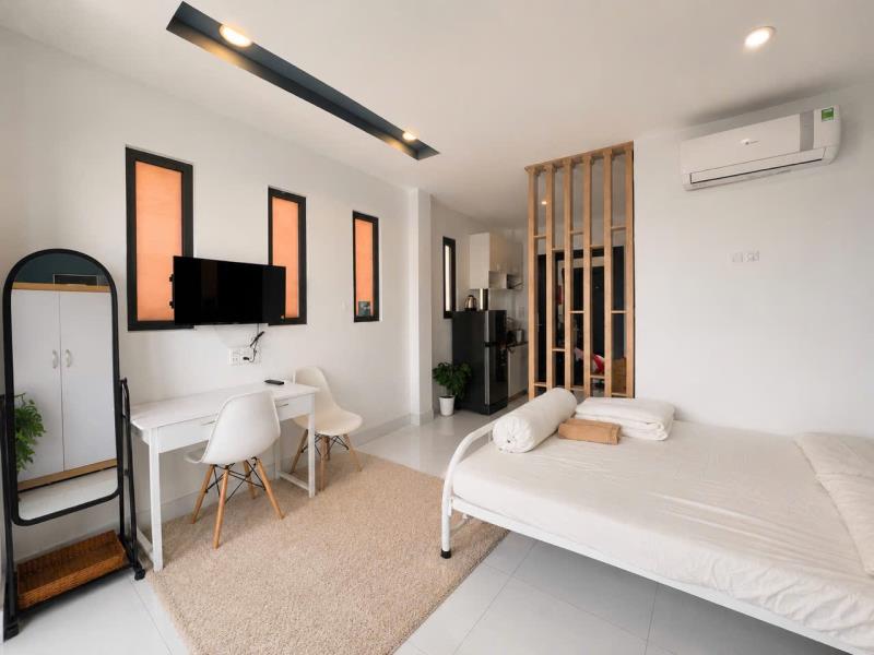 Khai trương căn hộ 40m2 ngay nguyễn gia trí - full nội thất -ban công lớn- trung tâm bình thạnh - thuận tiện đi các quận 1 quận 2 phú nhuận - 4