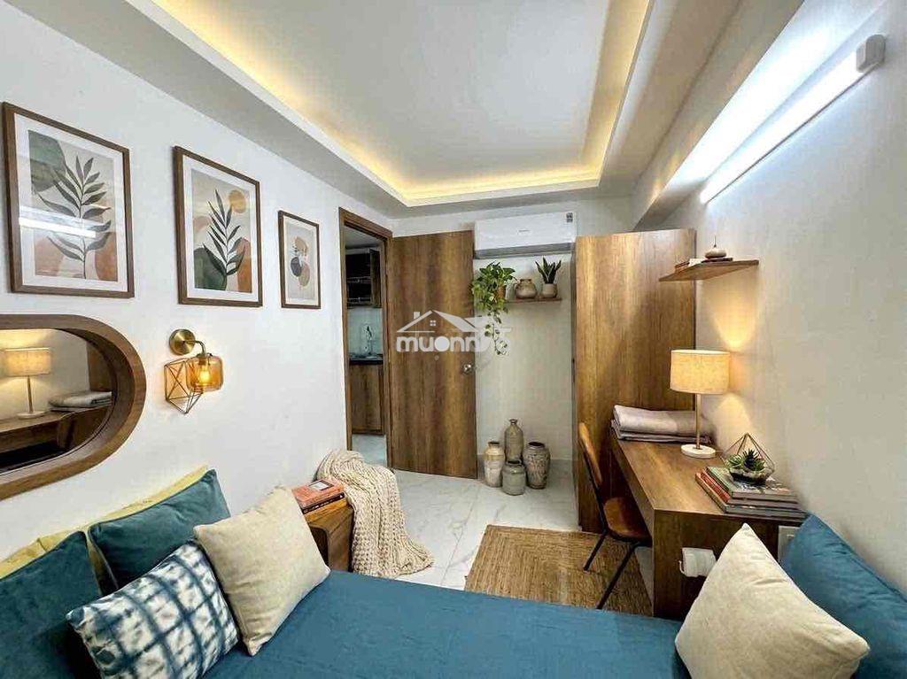 Cho thuê 1pn tách bếp full nt đi bộ tới vlu cs3 - 3