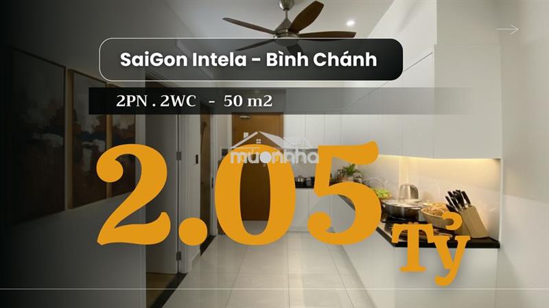 Căn hộ saigon intela - nhà ở thương mại bình chánh- đang làm sổ