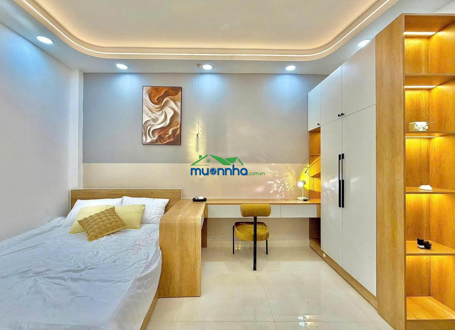 Giảm 500 tr ! bán nhà phan văn hân mới xây 2 tầng 4 pn 60m2 giá 6 tỷ 1 giáp q1