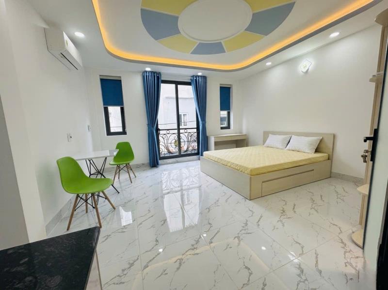 Cho thuê căn hộ ban công phan văn trị gần đh hồng bàng, học viện cán bộ quận bình thạnh