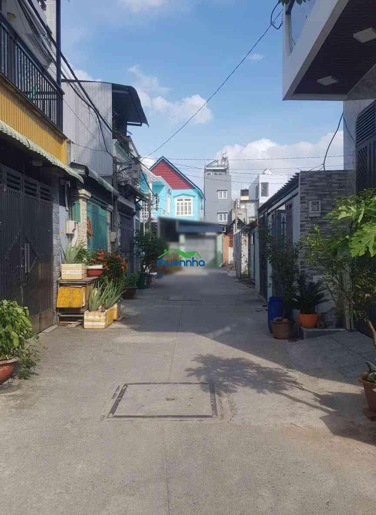 Nhà sổ hồng riêng siêu rẻ. 90m2 không quy hoạch, hẻm 6m - 1 sẹc ngắn nguyễn ảnh thủ, quận 12