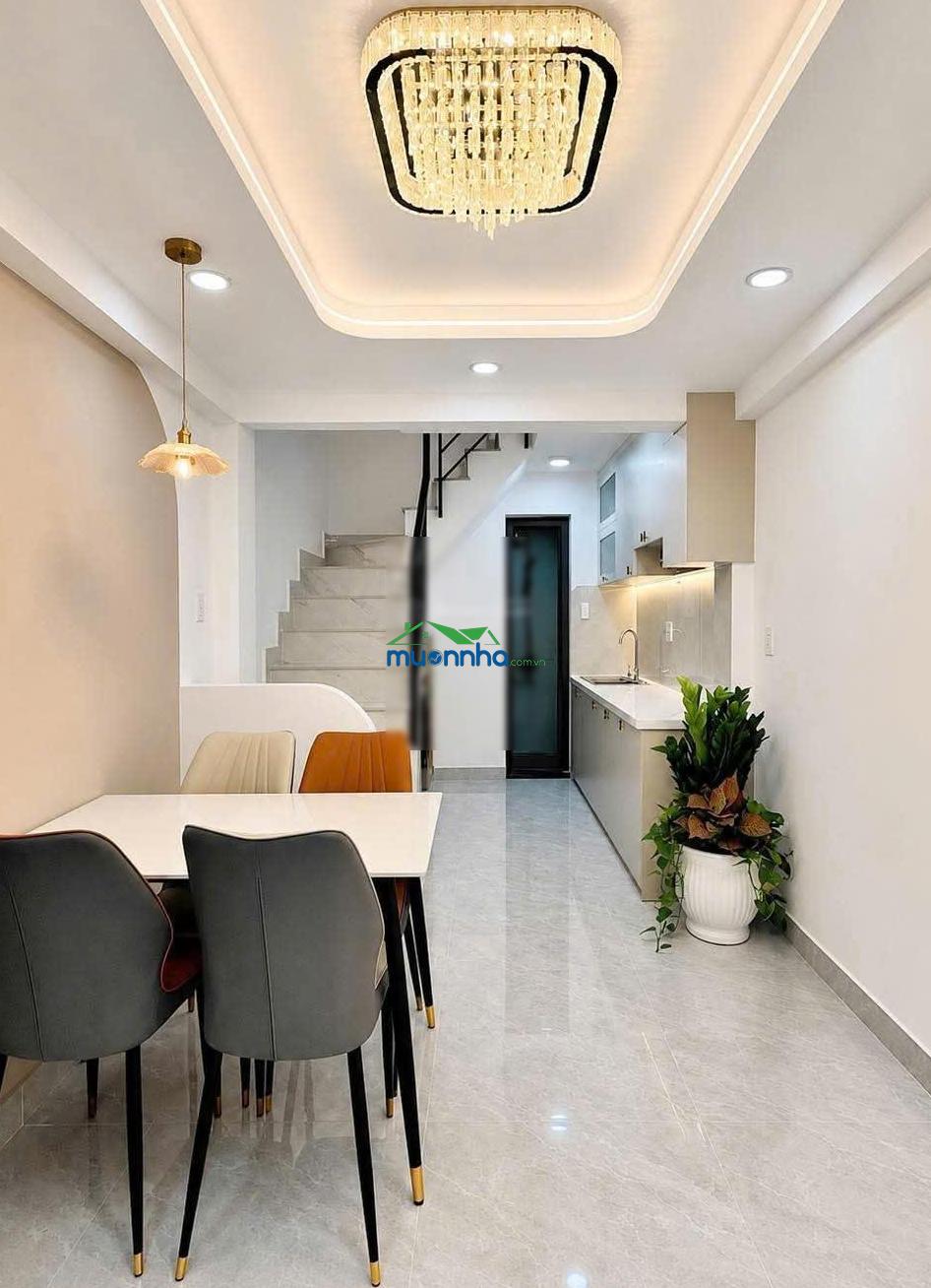 Hẻm xe hơi đến cửa nguyễn kiệm phú nhuận - 4 tầng dtsd 100m2 3pn 4wc - 4