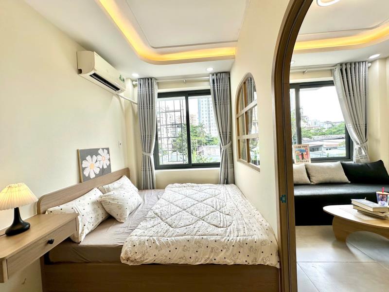 Khai trương căn hộ 1 phòng ngủ - nguyễn xí –full nội thất - cửa sổ lớn nhiều ánh sáng – gần các trường đại học - 2