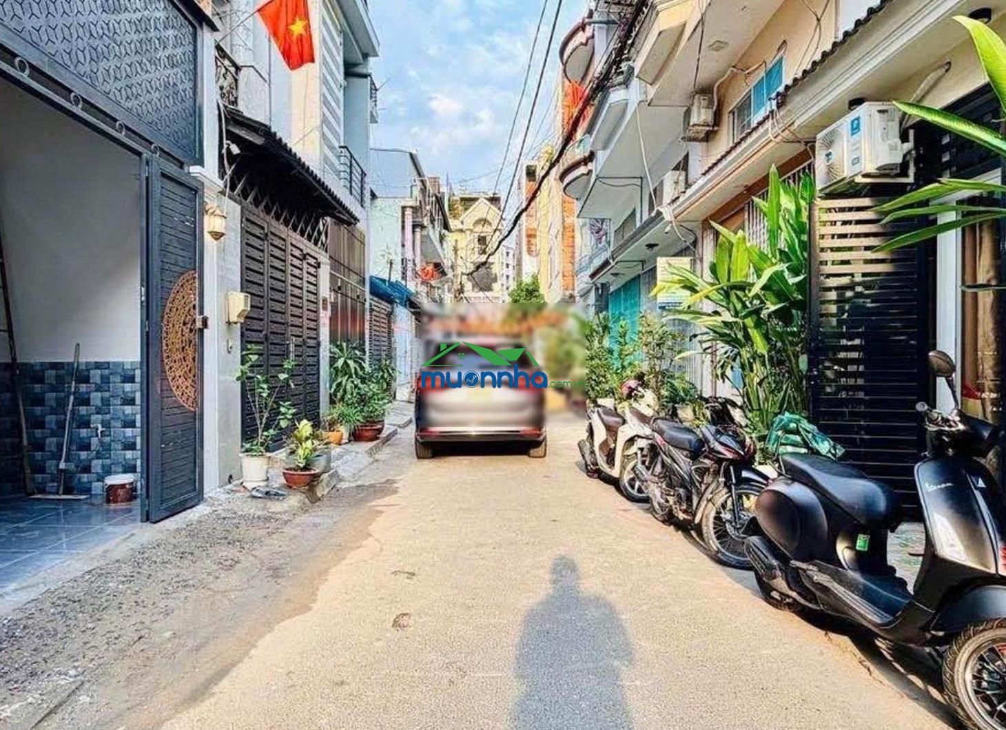 60m2 5 tầng 5pn khép kín hẻm xe hơi thông khu bàn cờ đẹp - full nội thất- sổ vuông vức nhỉnh 8đ