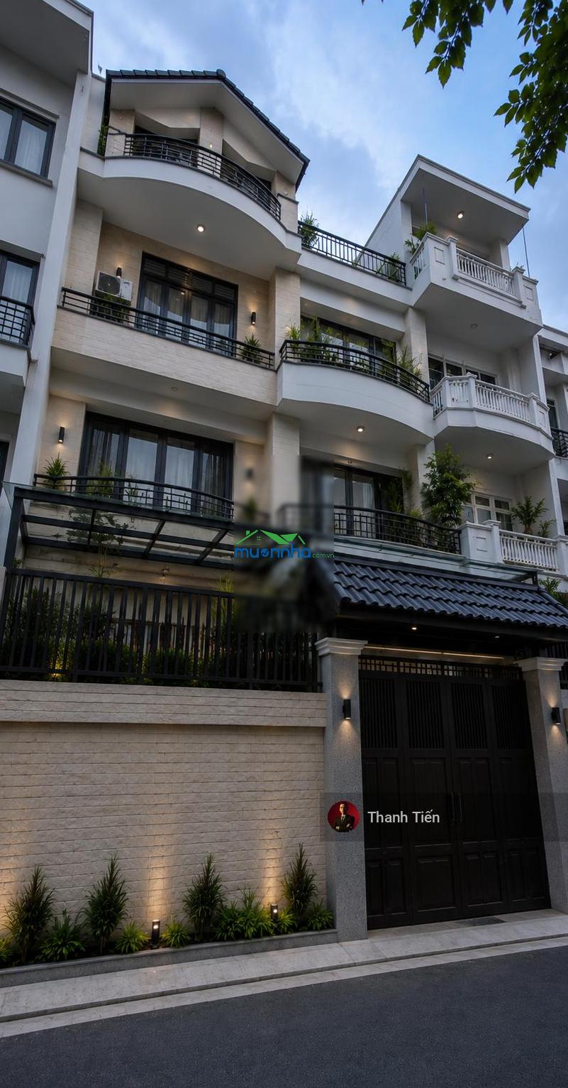 Bán nhà đẹp 4 tầng 8x16m. hđt 60tr/tháng. hẻm vip đường hồng hà, khu công chức - 27 tỷ thương lượng - 4