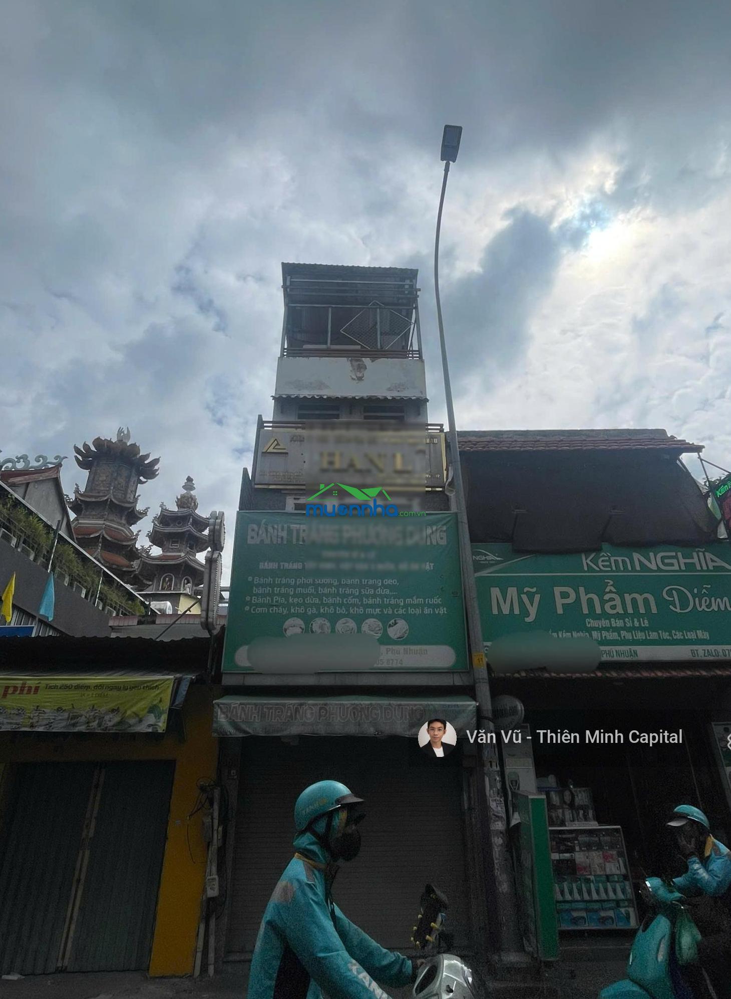 Còn 1 căn! mặt tiền khu phan đăng lưu, phú nhuận. 4 tầng. sẵn hđt 252tr/tháng. chỉ 7 tỷ