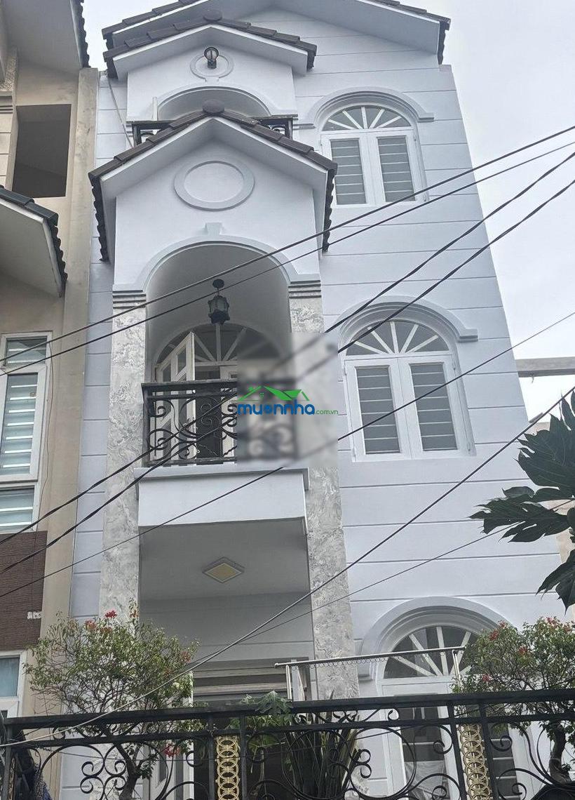 Nhà phố 1 trệt 3 lầu, 5wc, 4 phòng ngủ, phòng thờ, giặt đồ, hẻm rộng 8m xe hơi vào để trong nhà - 2