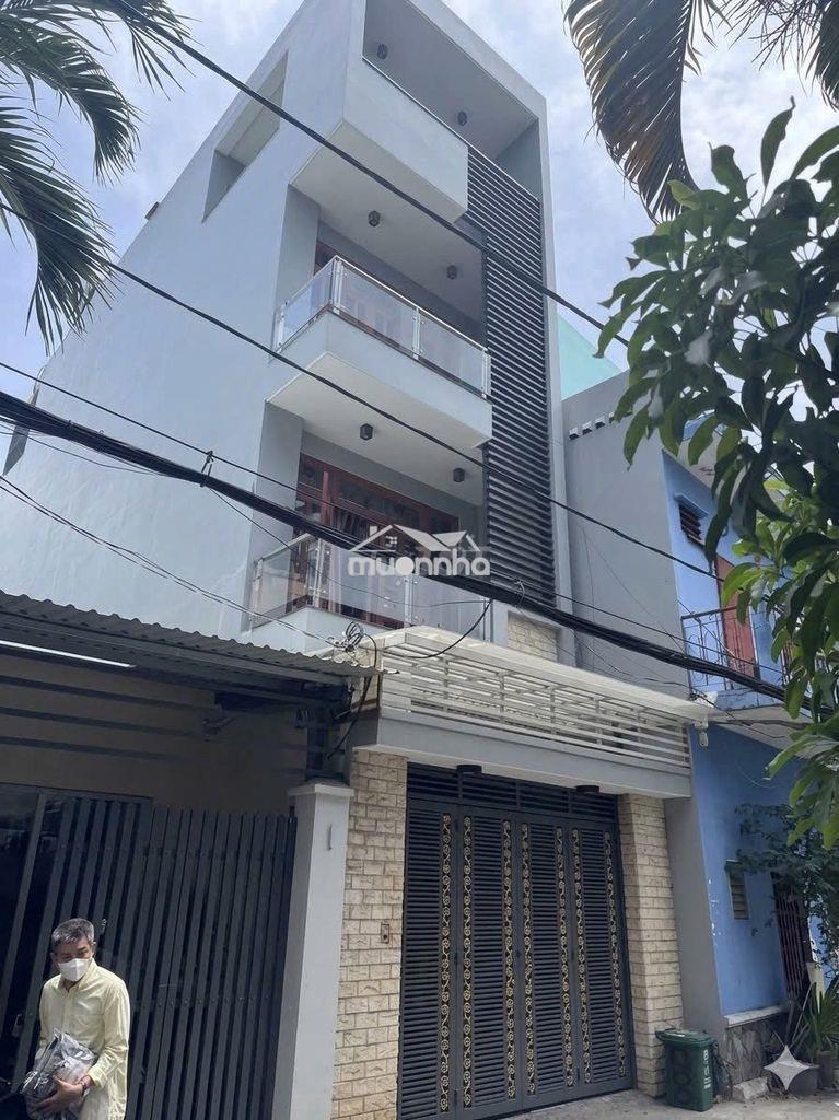 Cho thuê nhà siêu đẹp 4 lầu đường gò dầu . hẻm 7 m thông 4 x 20 - 4