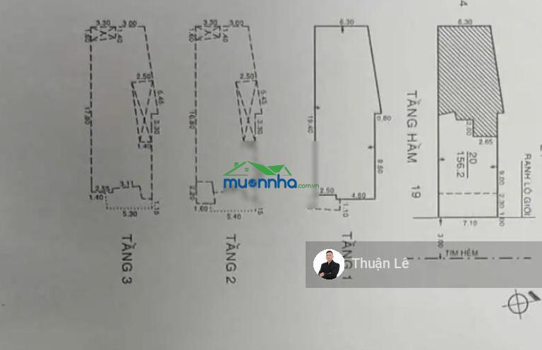 Hẻm thông 7m. bán nhà đường yến thế, khu sân bay tân sơn nhất. ngang đẹp (7,1x22m)cn 156m2. h + 4t - 4