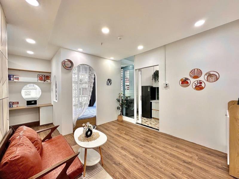 1pn rộng 40m2 gần khu vực sân bay-full nt-máy giặt riêng-tách bếp